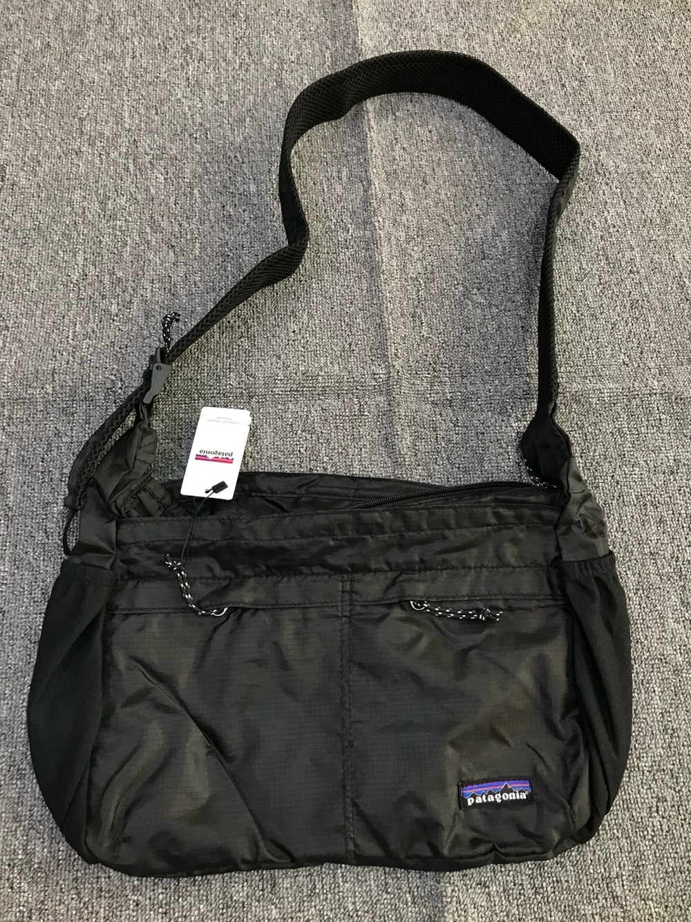 Patagonia Black Lightweight Crossbody Messenger Bag